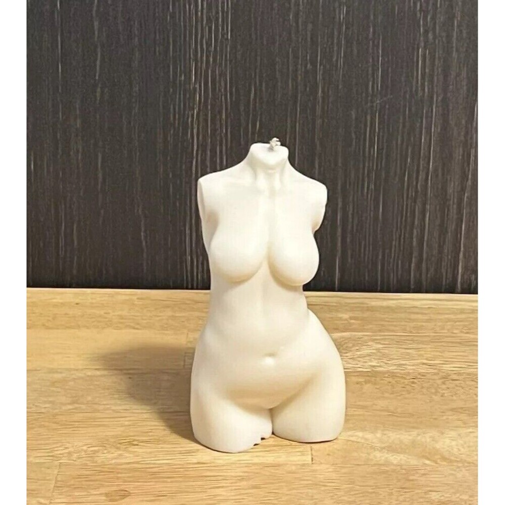 NORDSTROM CAIYU HERA CANDLE UNSCENTED GREEK GODDESS SOY WAX WOMAN WHITE